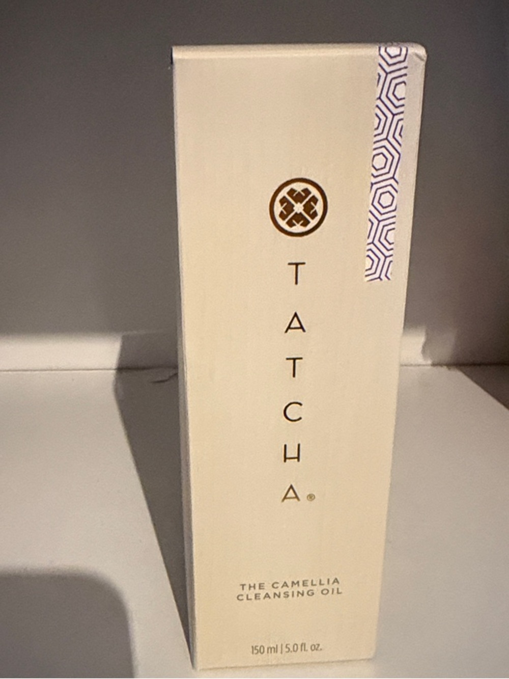 Tatcha Camellia Cleansing Oil - Cream & Gold Packaging